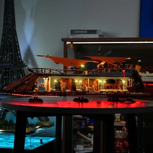 LED Lighting Kit for LEGO Jabba's Sail Barge 75397 - Plastic