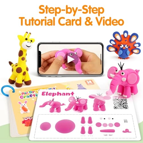 Air Drying Clay - 3+ years 12 pcs