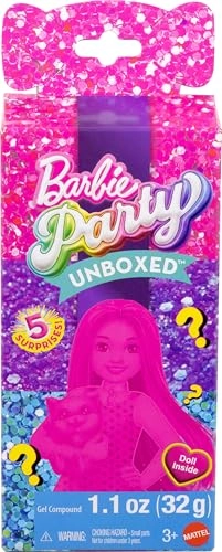 Party Unboxed Chelsea Doll Set - 6 Surprises Colour Changing Ages 3+
