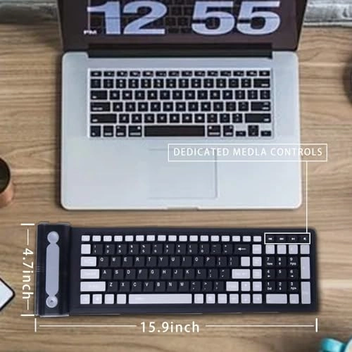 Wireless Silicone Keyboard - Wired/Wireless