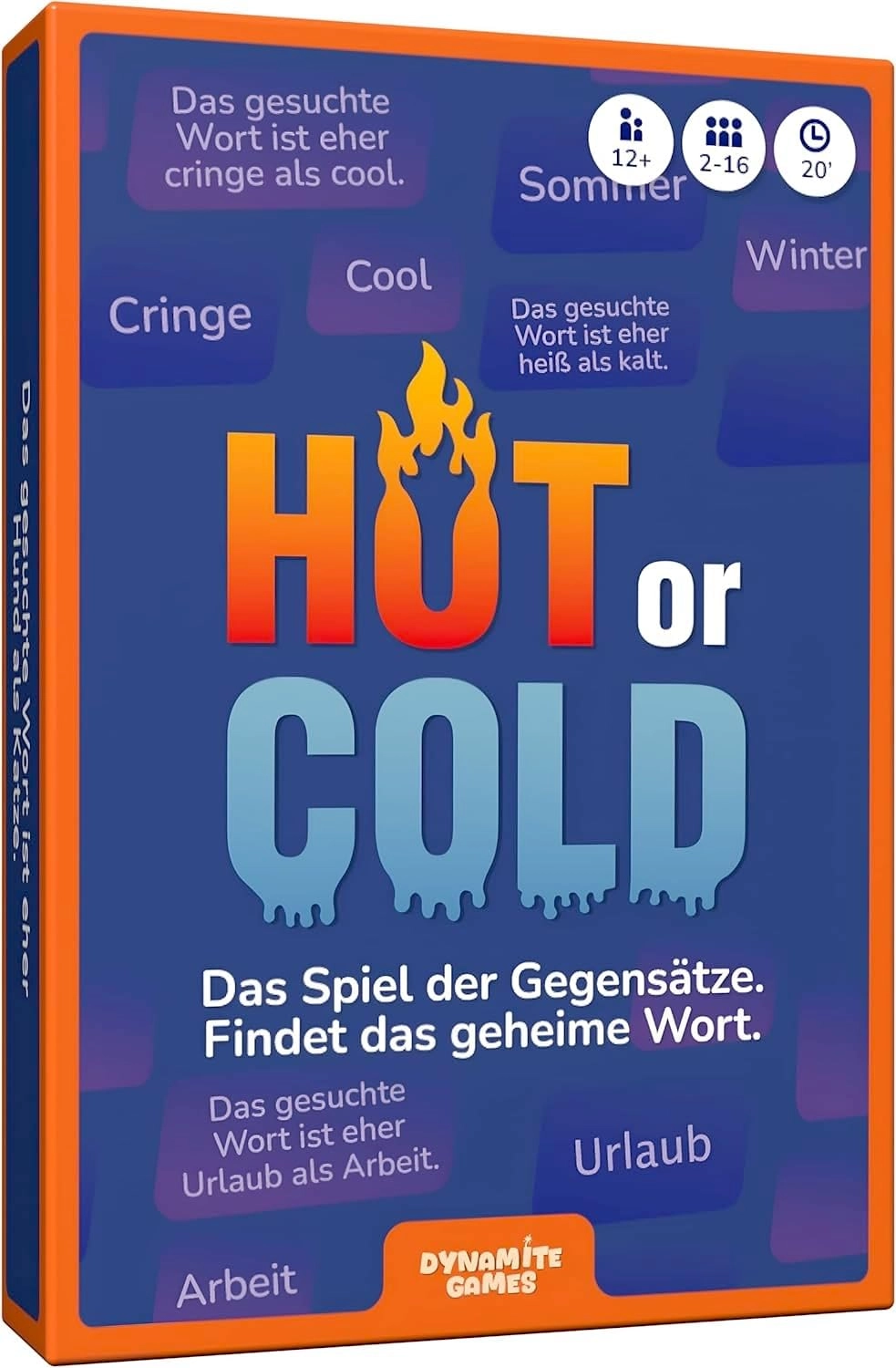 DYNAMITE GAMES Hot or Cold: The Game of Opposites (German)