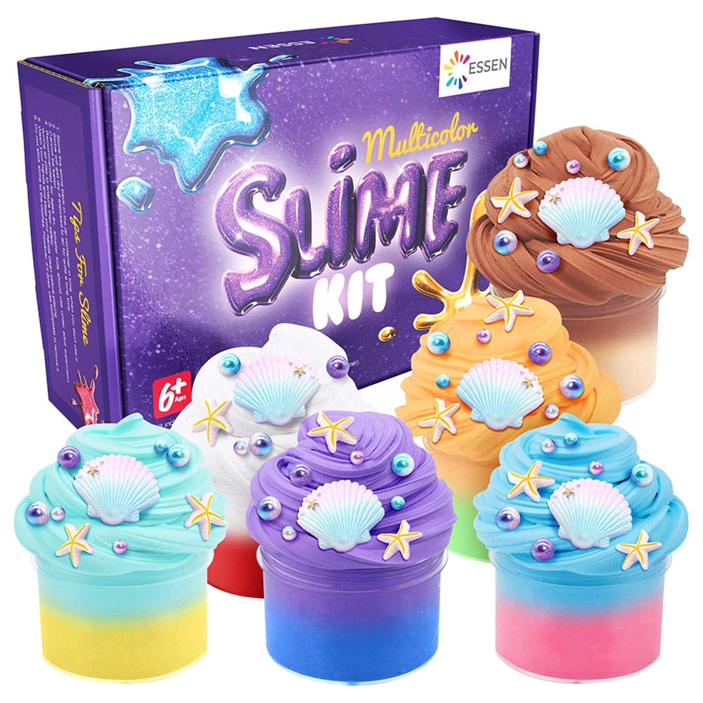 ESSEN Fluffy Butter Slime Kit - 6+ 6 pieces