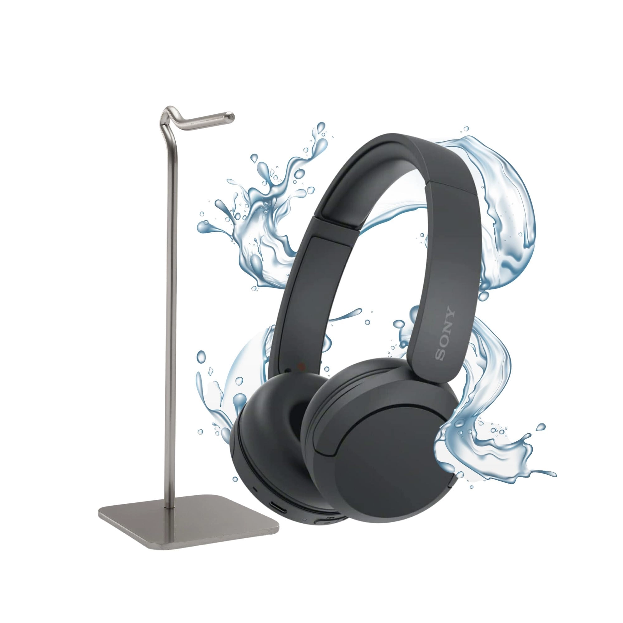 Sony WH-CH520 Wireless Headphone + Metal Alloy Headphone Stand