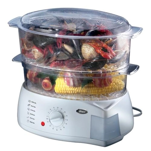 Double Tiered Food Steamer - 6.1 Quarts