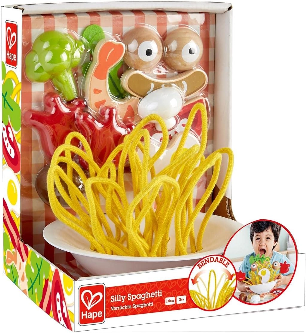 Hape Silly Spaghetti - 13 pcs