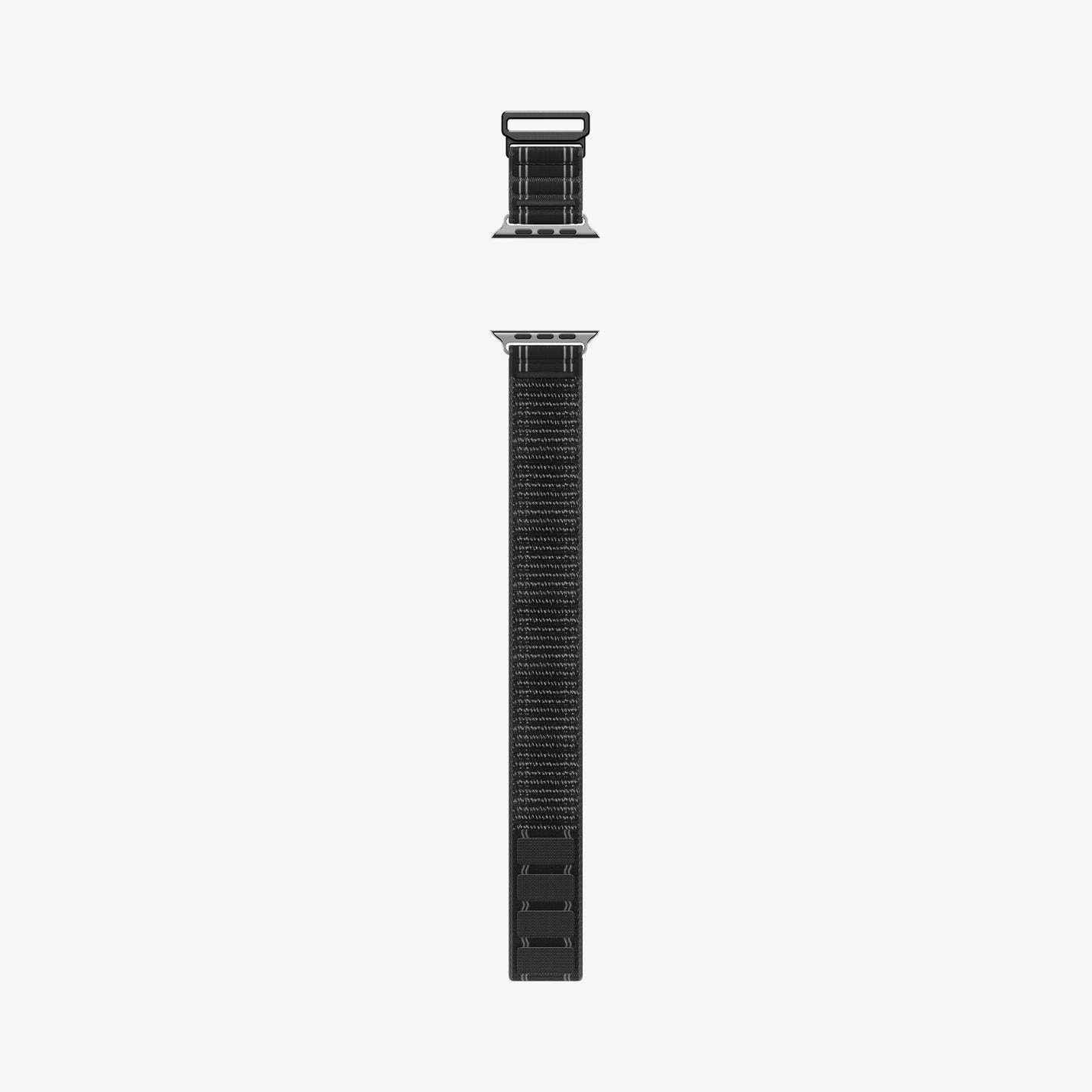 TPU Rugged Ultra Watch Band for Apple Watch 49/45/44mm (Matte Black)