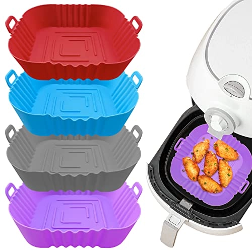 Square Air Fryer Silicone Liners - Silicone 4 piece(s)