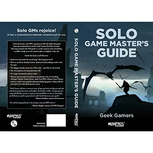 Geek Gamers: Solo Game Master's Guide - Softcover 180 Pages System-neutral