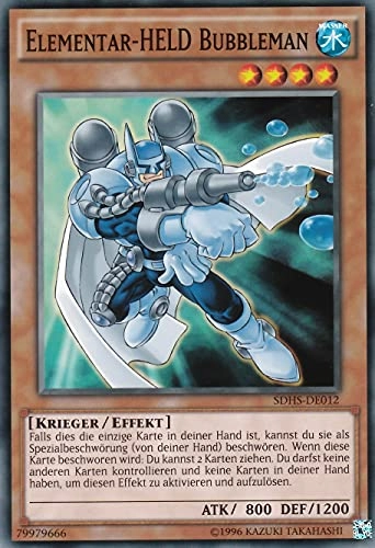 Yugioh Elemental Hero Bubbleman SDHS DE012 - German