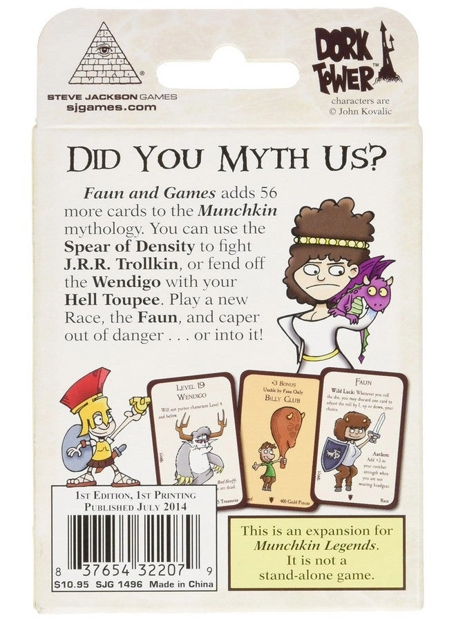 Munchkin Legends 2: Faun and Games - Card Game (Expansion)