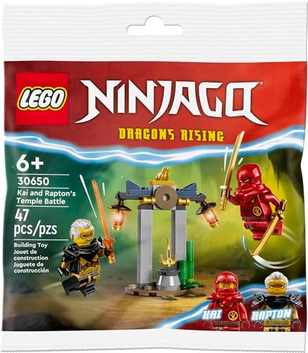 Ninjago Kais and Rapton's Duel in the Temple