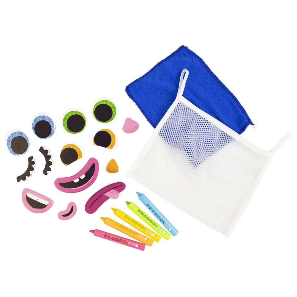 Bath Faces - Multi Colour 3+ 5x Bath crayons