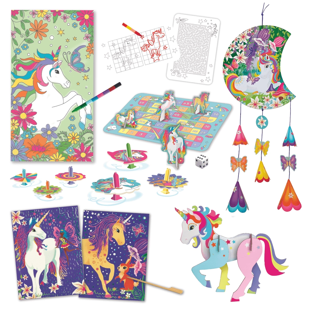 Unicorn Adventure - Travel Suitcase Multi Craft and Activity Set
