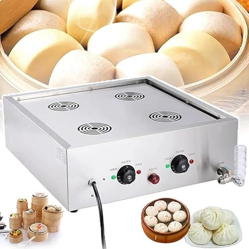 Electric Steamer - 2/4/6-Hole Commercial 30~110°C