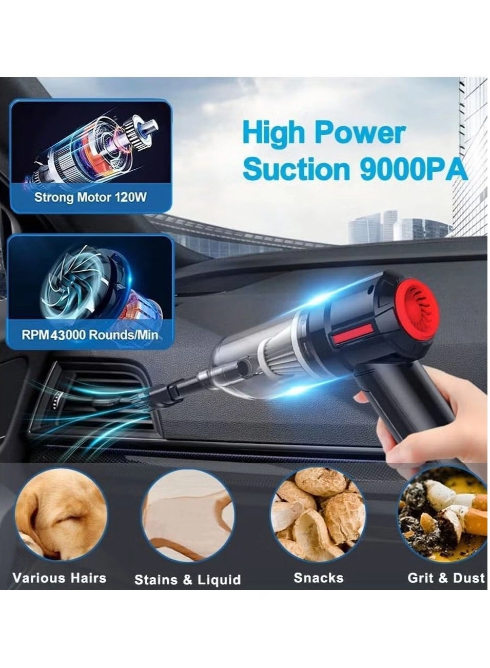 Cordless handheld Vacuum Cleaner