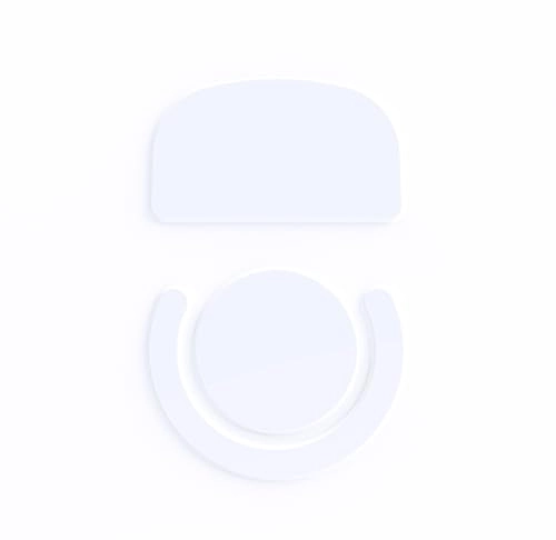 SmoothGlide PTFE Rounded Replacement Mouse Skates - White G Pro X 2