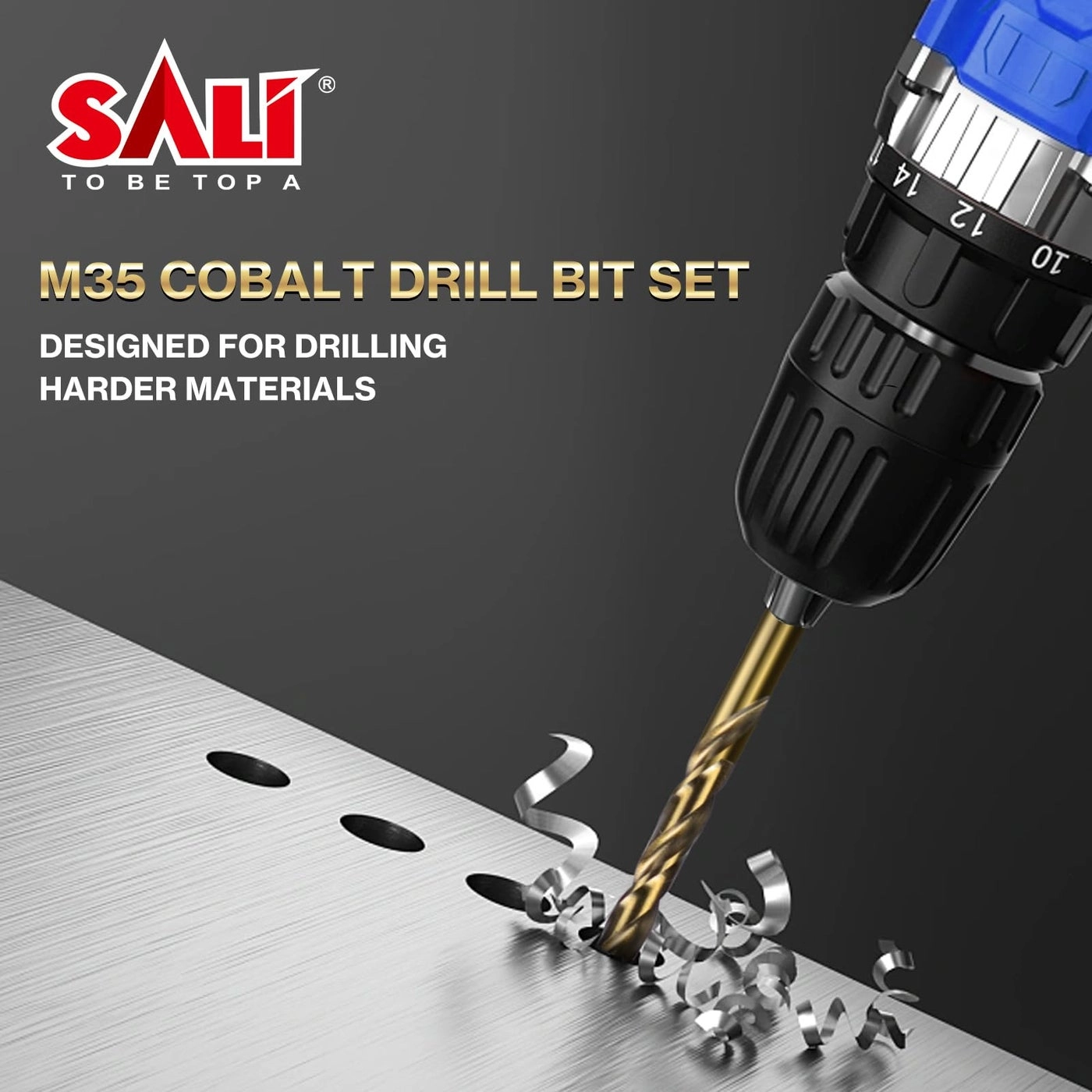 Drill Bit Set - M35 Cobalt 10Pcs 15/64"