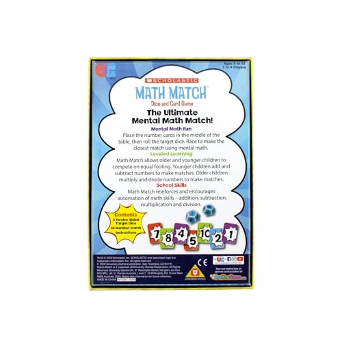 Scholastic Math Match - 5 to 12 1 pieces