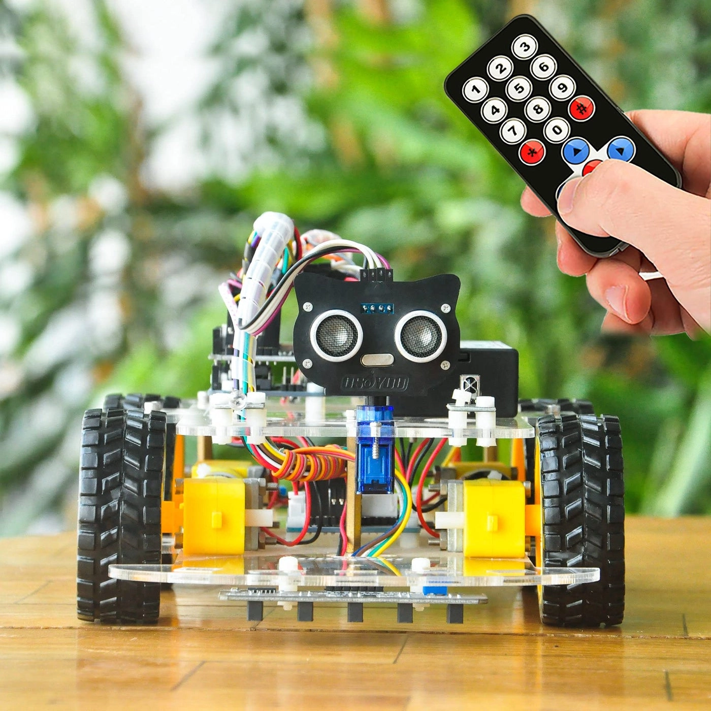 V2.1 Smart IOT Robot Car Kit for Arduino Circuit Sensor Programming Electronics Assembling Robotics