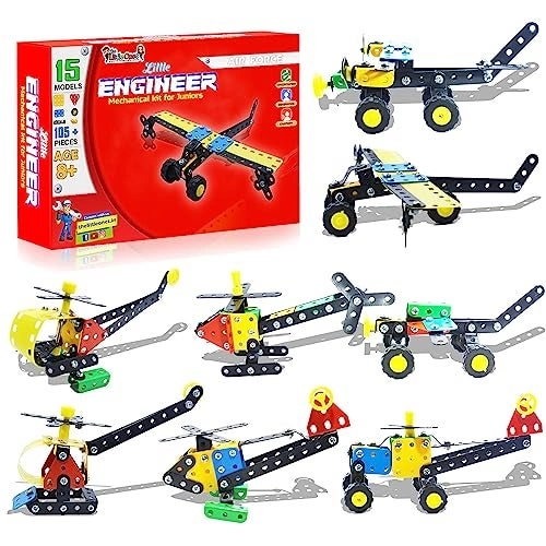 The Little Ones Ultimate Air Force Construction Set - 15 Models 8-14 Years Old