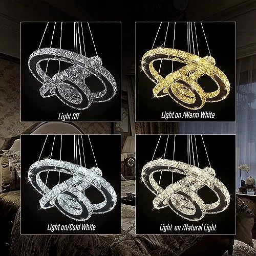 LED Chandelier - 2700K-6000K Dimmable