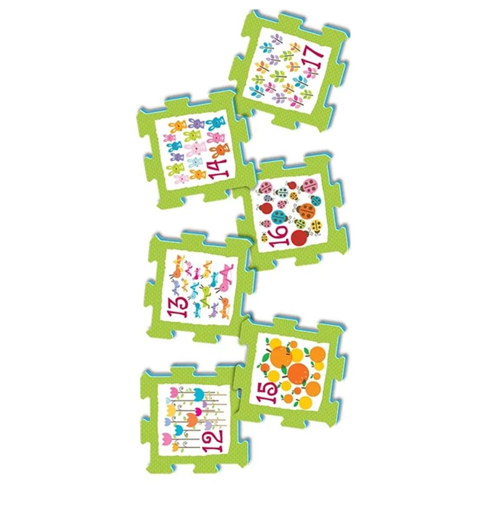 Numbers And Objects Puzzle Mat - 10 Months