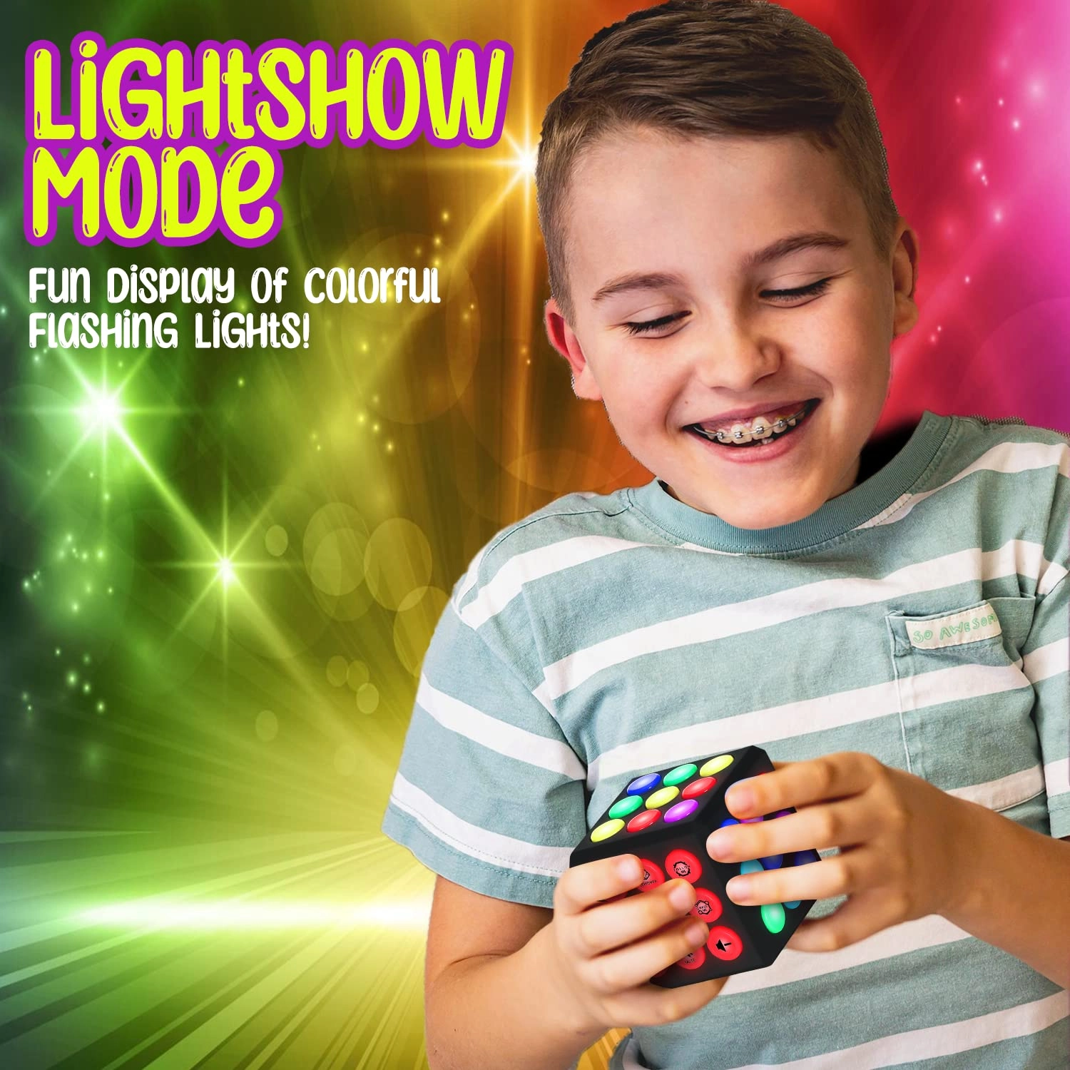 Electronic Brain & Memory Game Cube - 6-12 years