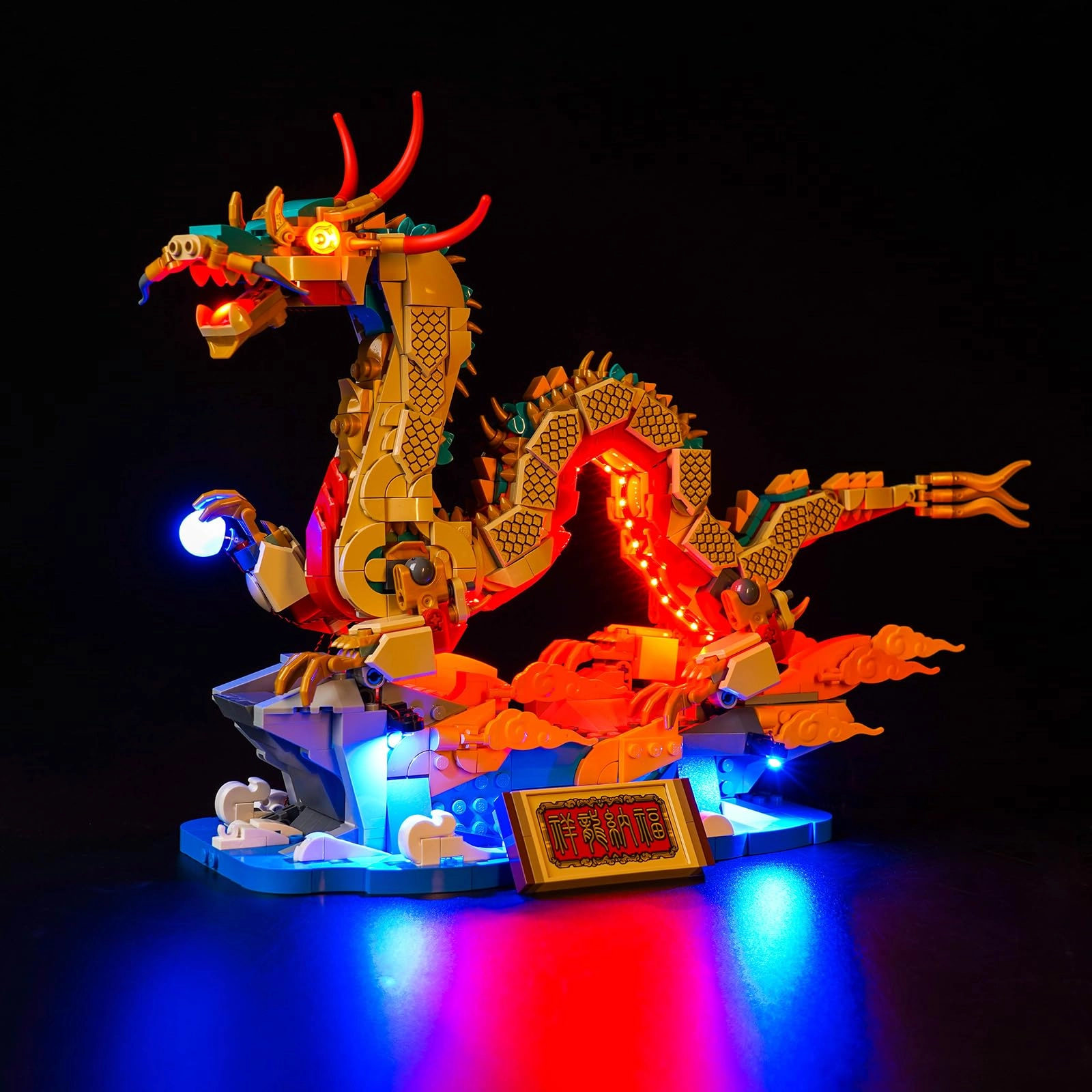 BrickBling 80112 Auspicious Dragon - LED Light Set USB