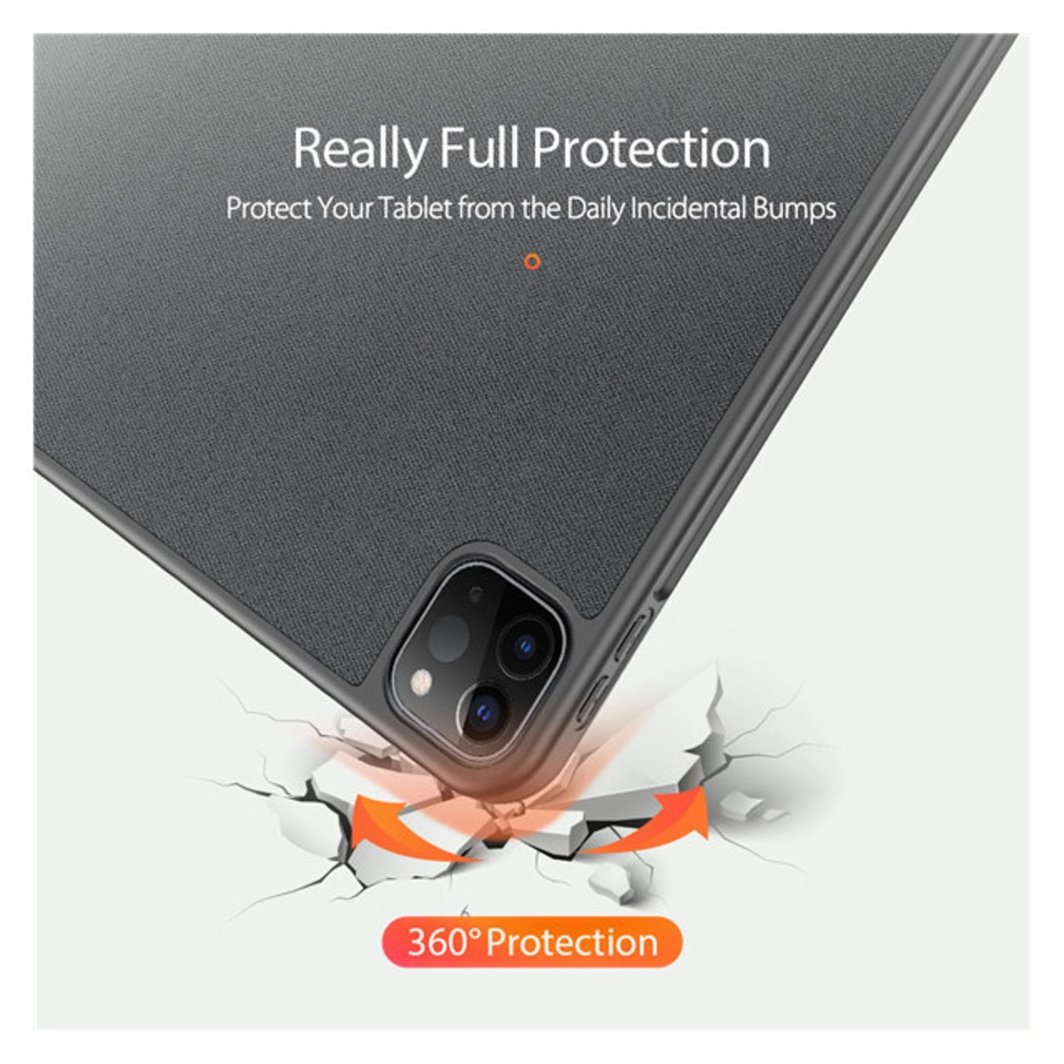 Brandtech Case with Pen Holder and Screen Protector for iPad 12.9-inch