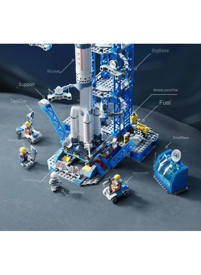 8858 spacecraft + 8859 rocket - spacecraft 508pcs