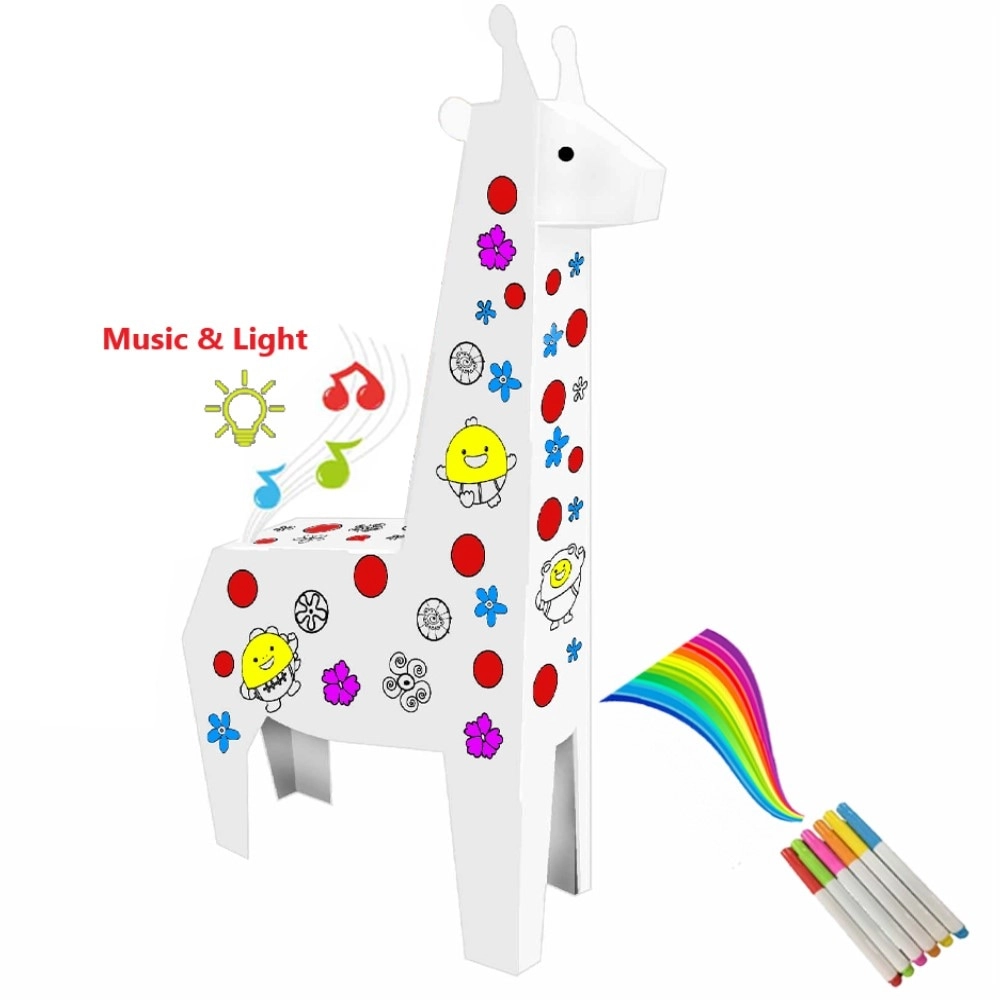 SAM BOX FZE DIY Doodle Coloring Giraffe - 6 pcs