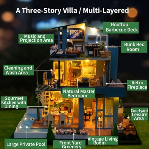 European Vintage Villa House