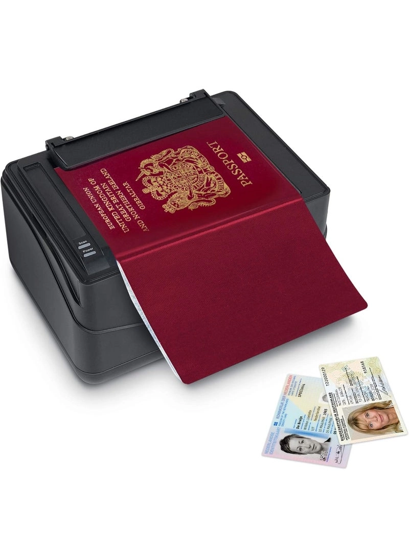 Plustek X Mini Passport Scanner - ICAO Doc 9303 Fast Recognition Speed