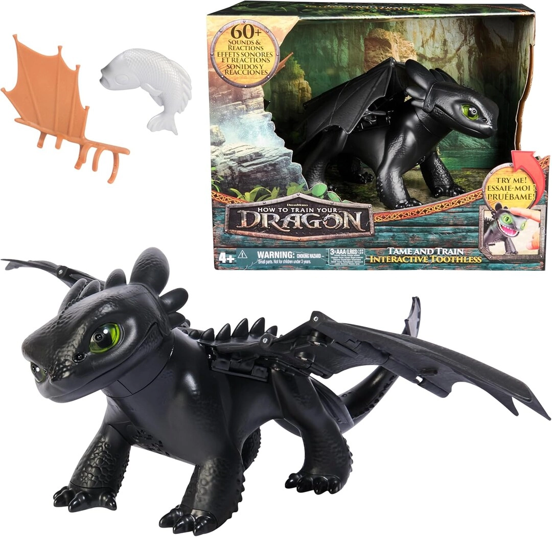 Dreamworks Dragons Toothless - 51Cm wingspan - 4 years+