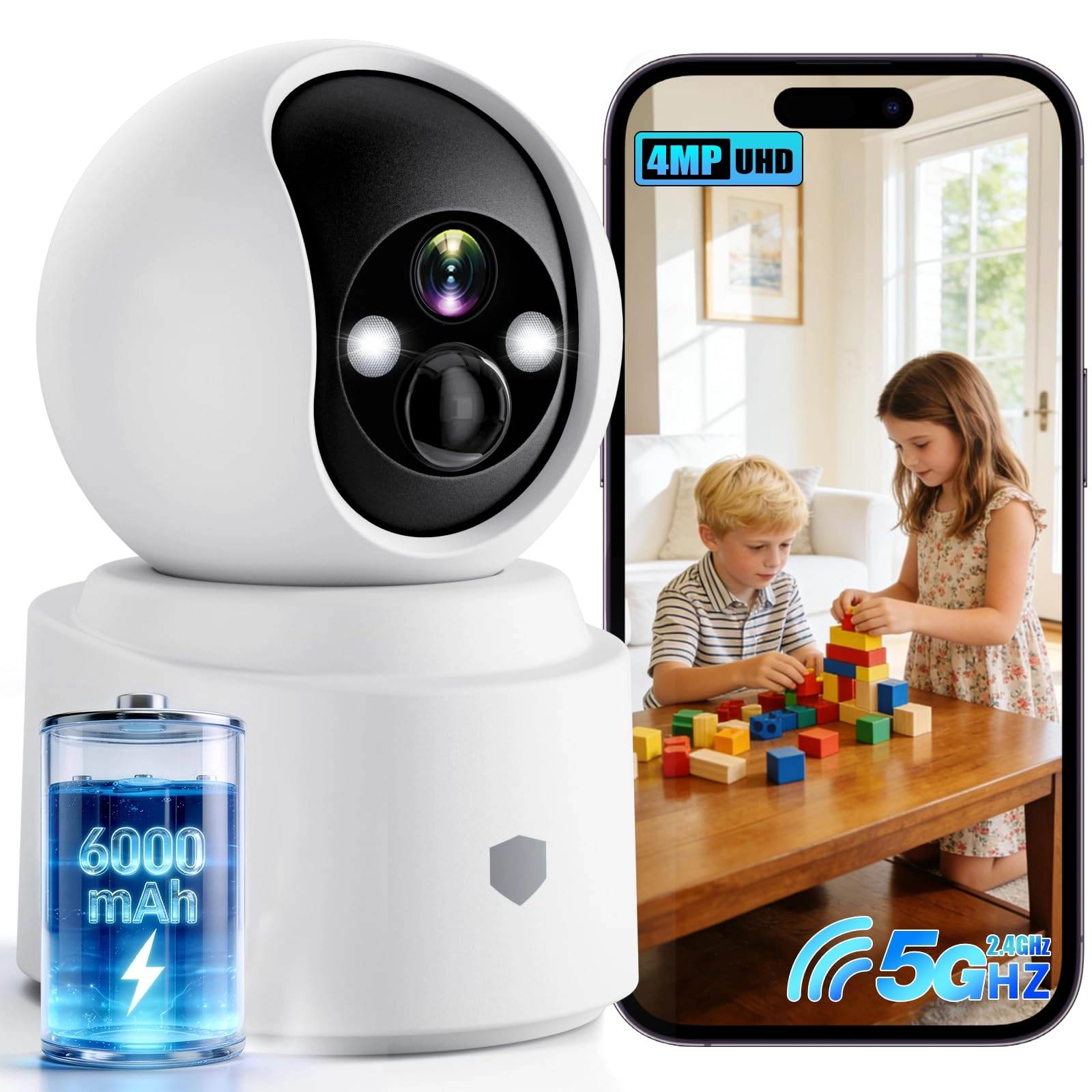 Noonkey Solar Security Camera 4MP Pack