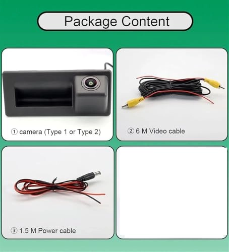 Rear View Camera - Night vision Wire AHD 720P