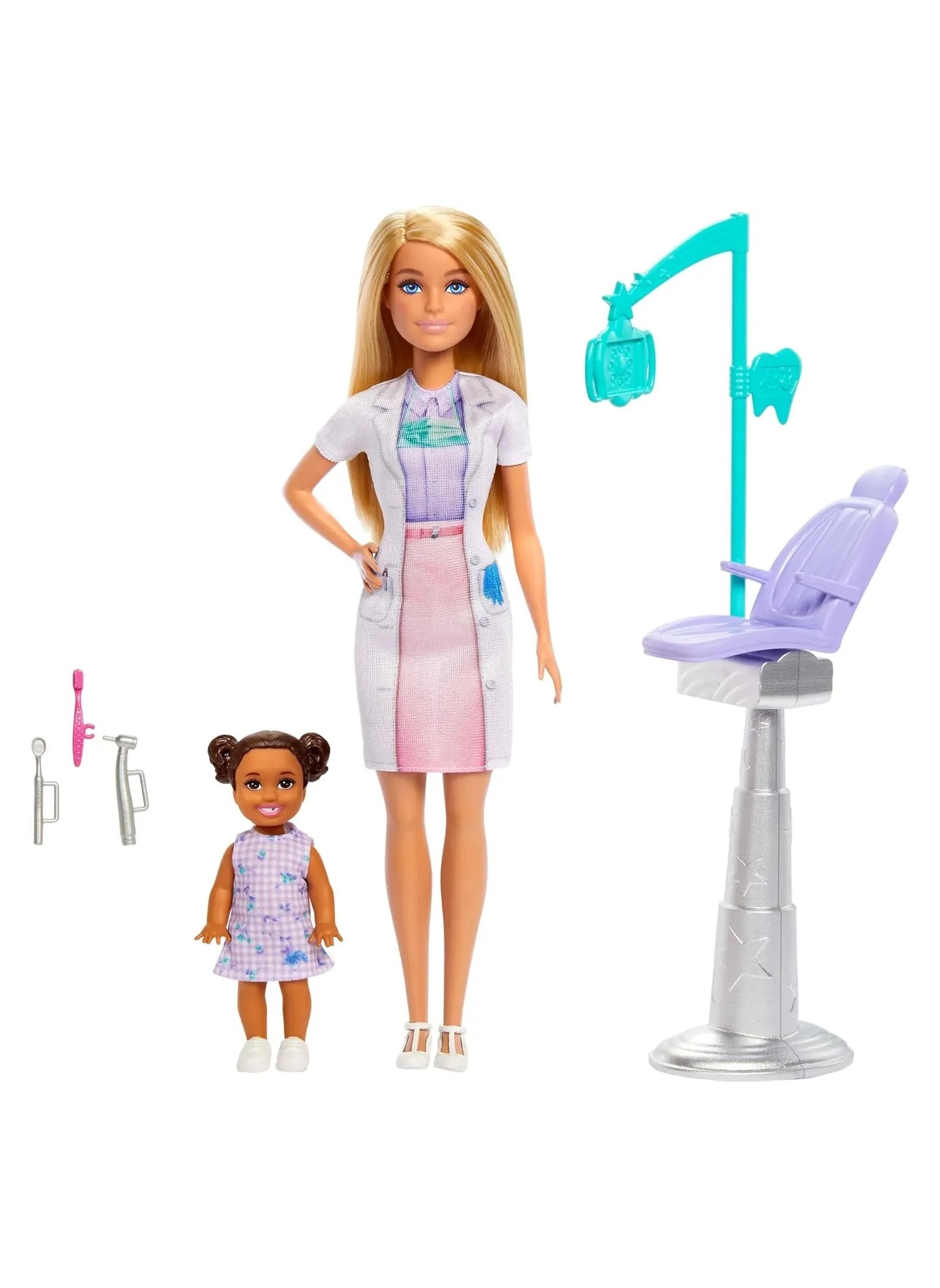 Barbie Dentist - Blonde Blue Dress Ages 3+
