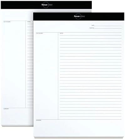 Elba Cornell Rule Legal Ruled Writing Pad 8-1/2 x 11-3/4 Inches - Lined 50 Sheets