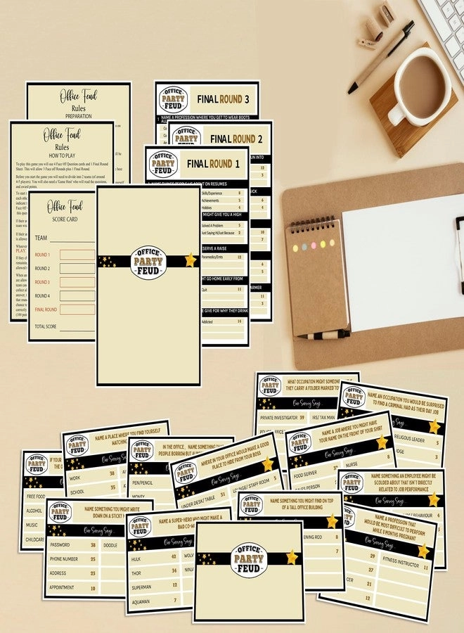 Office Party Feud - Team Building Trivia Set