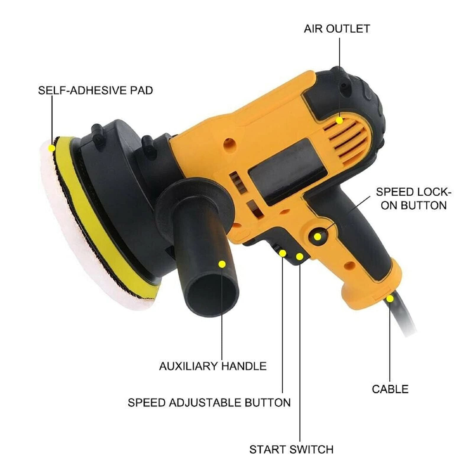 Buffer Polisher - 600W 125mm