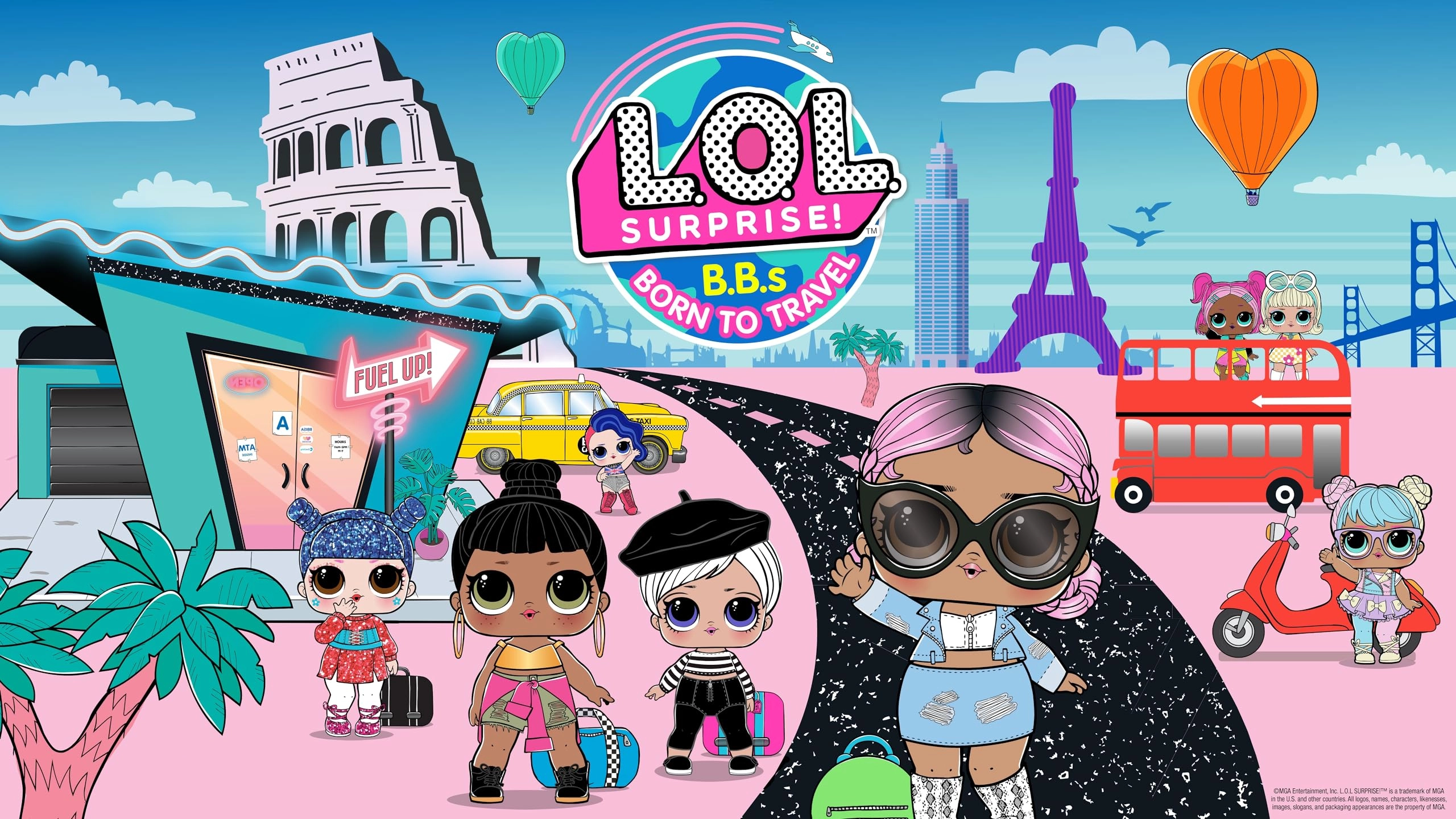 Outright Games L.O.L. Surprise! B.B.s Voyage autour du Monde + Snapband Exclusif