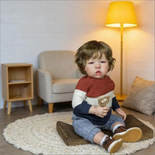 Liam Reborn Baby Doll - 20 inch Vinyl Boy Blonde Hair Ages 3+