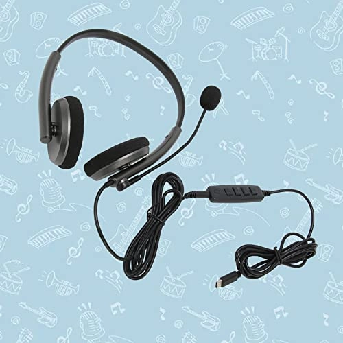 Call Center Headset - Type-C Space Gray Plug and Play