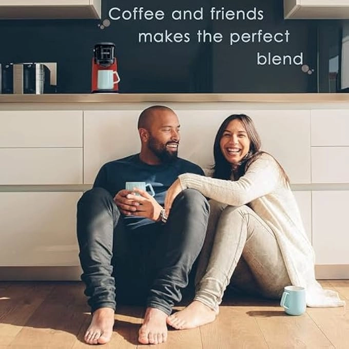 Single Cup Coffee Maker - Personal Single Serve Quick Brew One Touch