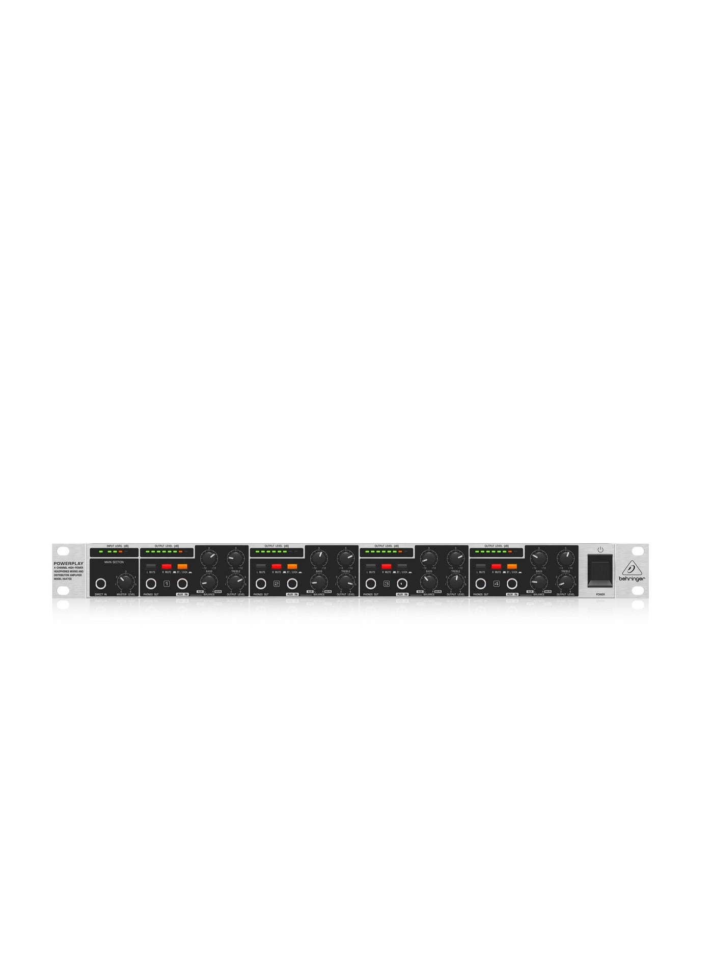 Behringer HA4700 - 4CH Black