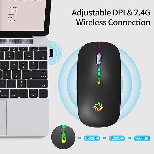 Slim Silent Mouse - Wireless
