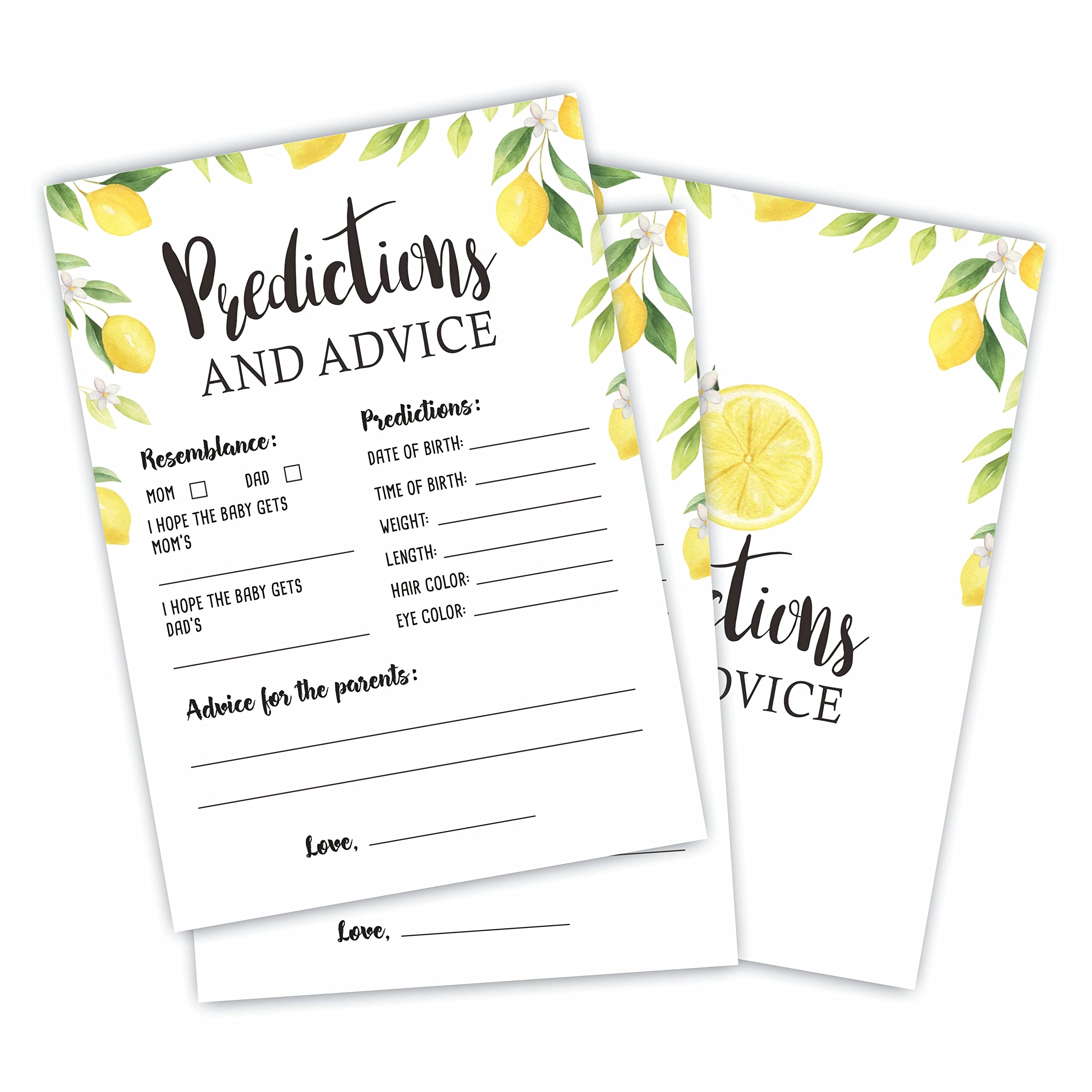 YKYENR Baby Shower Game Cards - 30 piece(s)