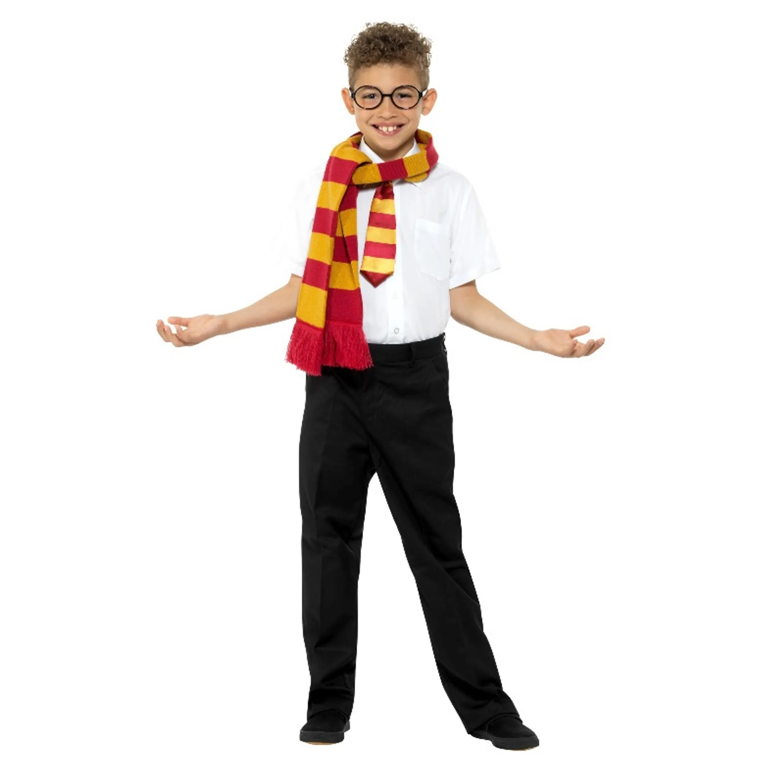 Smiffys Scarf + Tie + Glasses