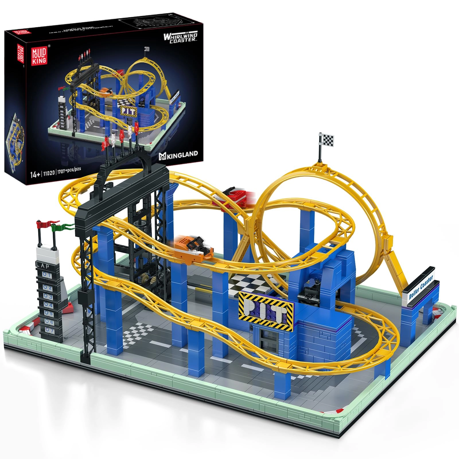 Technik MOC Electric Roller Coaster (11020) - Looping roller coaster