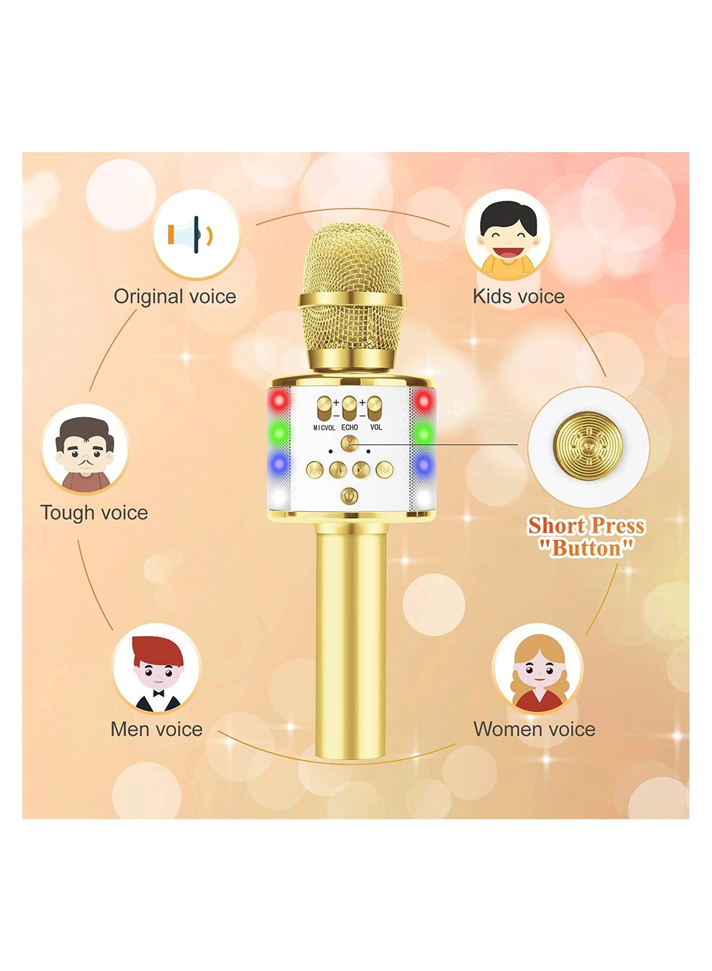 Handheld Wireless Bluetooth Microphone